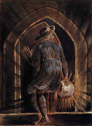 William Blake Los Entering the Grave